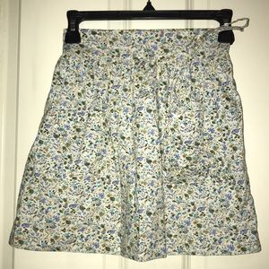 Girls Olive Juice floral skirt size 10yr